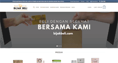 Desktop Screenshot of bijakbeli.com